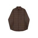 MRCYC winter thick woolen plaid shirt men s casual loose Korean woolen long sleeved shirt warm jacket image 5