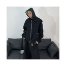 RETRO DECONSTRUCTED FAKE TWO-PIECE HOODED JACKET Tagkita/她及其他