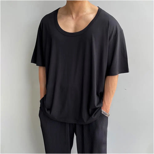 LOW-NECK MINIMAL BASE T-SHIRT 我是大卫
