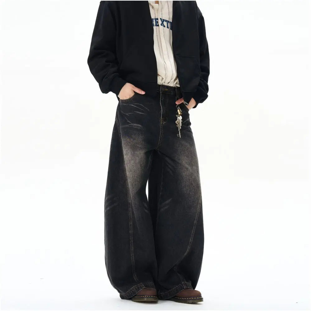 HIGH STREET CURVED LEG JEANS