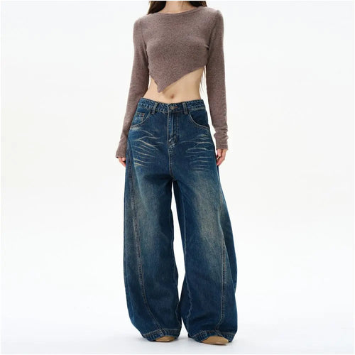 HIGH STREET CURVED LEG JEANS WLNEXT/尾郎
