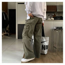 MRCYC retro workwear jeans men s spring loose casual pants Korean trend cool straight leg floor pants image 4