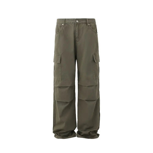 MRCYC retro workwear jeans men s spring loose casual pants Korean trend cool straight leg floor pants image 5