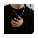 Carmen Black Gemstone Multi layer Necklace for Boys Trendy Hip Hop Ins High Street Niche Cold Style High End Clavicle Chain for Girls image 1
