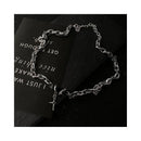 Carmen Black Gemstone Multi layer Necklace for Boys Trendy Hip Hop Ins High Street Niche Cold Style High End Clavicle Chain for Girls image 2
