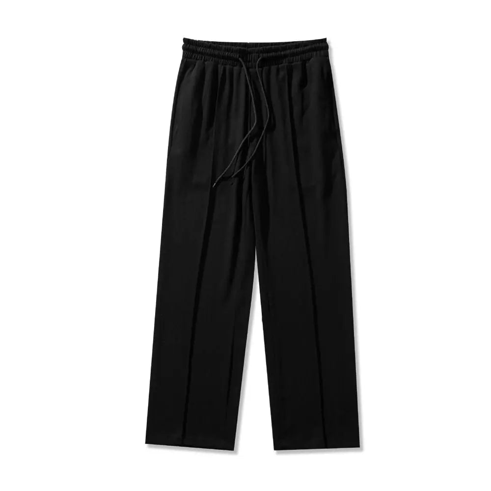WIDE LEG PLUSH LINED SWEATPANTS JIFANPAUL/纪梵保罗