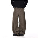American retro silhouette curved knife jeans for men and women rugged and stylish with a sense of luxury deconstructed Loose and wide legged couple casual pants image 3