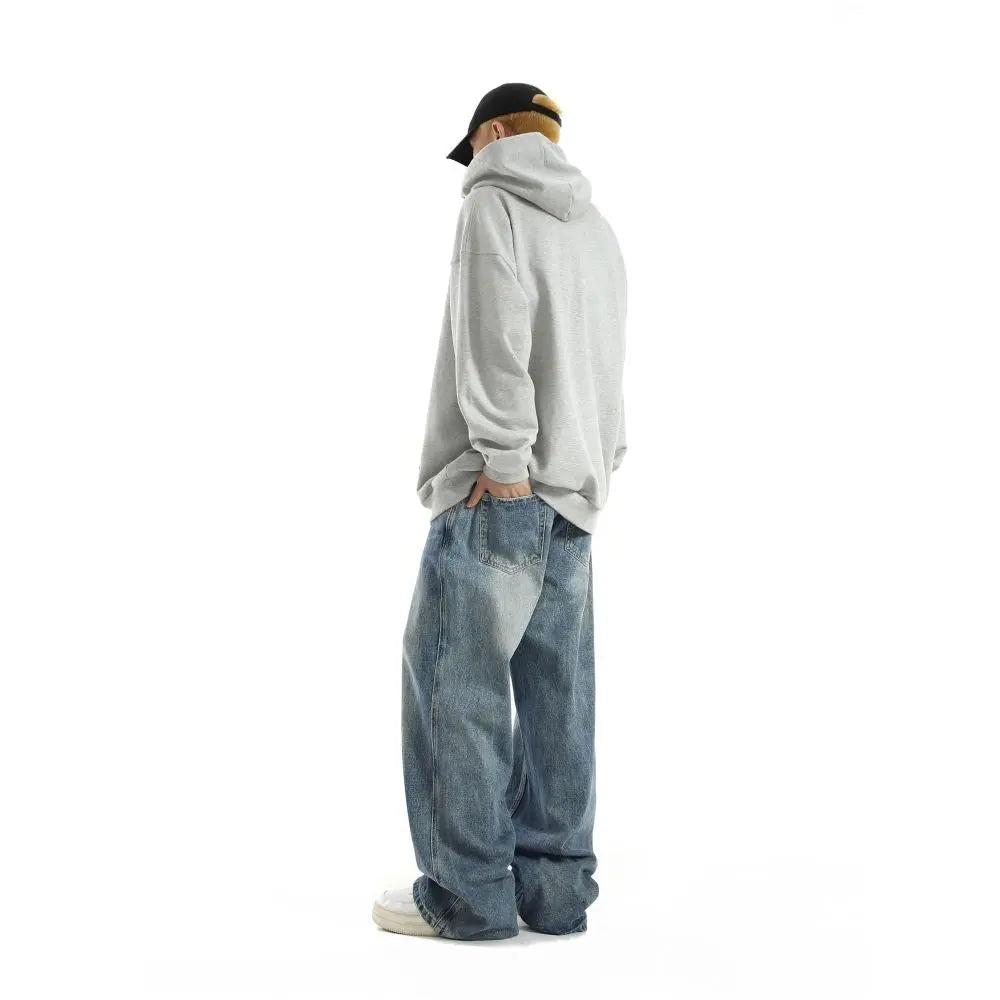 American retro spring and summer new style micro flared jeans for men with a slim and straight silhouette high waisted and loose casual pants trendy image 5