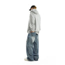 American retro spring and summer new style micro flared jeans for men with a slim and straight silhouette high waisted and loose casual pants trendy image 5