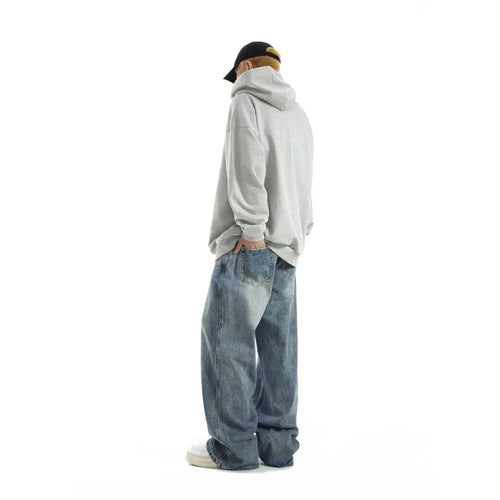 American retro spring and summer new style micro flared jeans for men with a slim and straight silhouette high waisted and loose casual pants trendy image 5