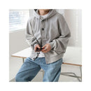 LOOSE FIT HOODED CARDIGAN SWEATSHIRT Mrcyc