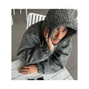High end couple s hooded sweatshirt unisex spring and autumn Chanel style woven jacket trendy light luxury retro top image 2