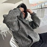 HIGH-END UNISEX HOODED WOVEN JACKET