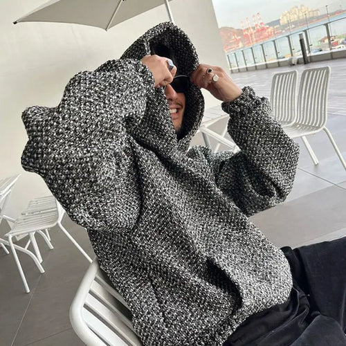 HIGH-END UNISEX HOODED WOVEN JACKET DAVID&ME