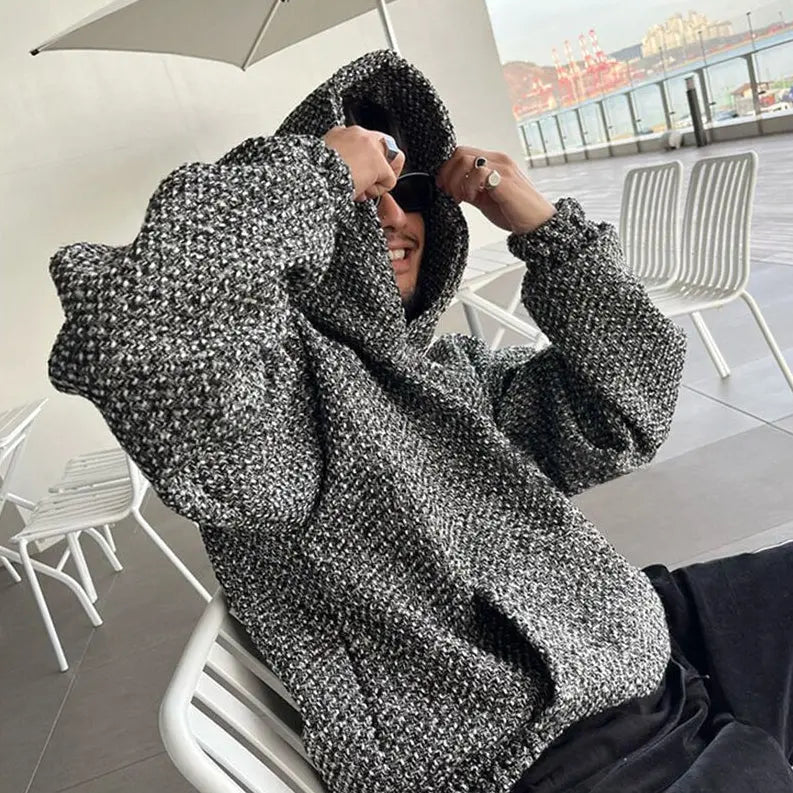 HIGH-END UNISEX HOODED WOVEN JACKET DAVID&ME