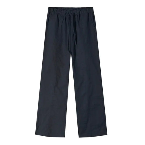 MRCYC Men s Casual Pants Summer Korean Style Trendy Loose Fit Japanese Style Cargo Pants Versatile Wide Leg Straight Leg Trousers image 5