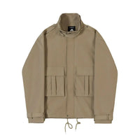 FAKE TWO PIECE COLLAR WORK JACKET