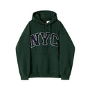 MRCYC lazy style embroidered hooded sweatshirt men s spring new pullover jacket Korean loose cotton top image 5