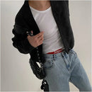 STRETCH COTTON SLIM FIT SLEEVELESS VEST DAVID&ME