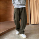 MILITARY GREEN JAPANESE WORKWEAR STRAIGHT PANTS 我是大卫