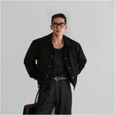 Maillard retro brown thick workwear jacket for men in autumn and winter cool and stylish imitation suede and cotton short jacket jacket image 4