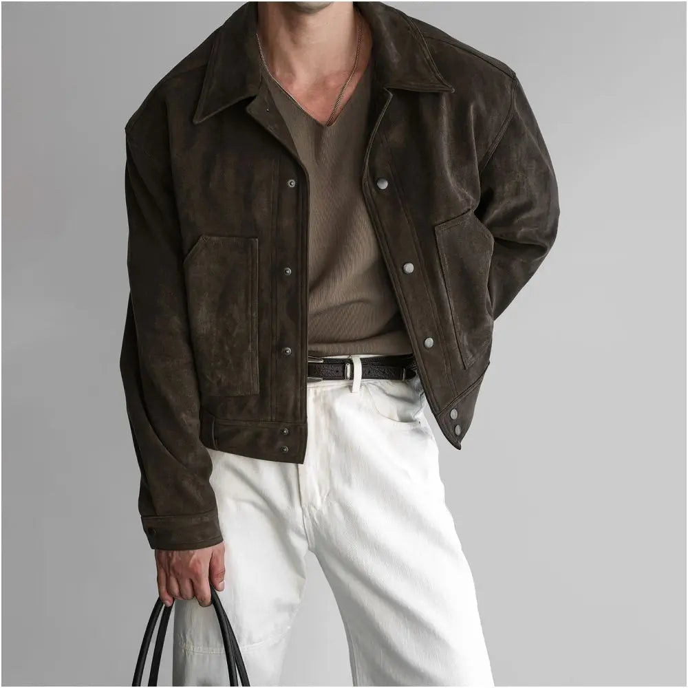 MAILLARD RETRO SUEDE WORKWEAR JACKET 我是大卫