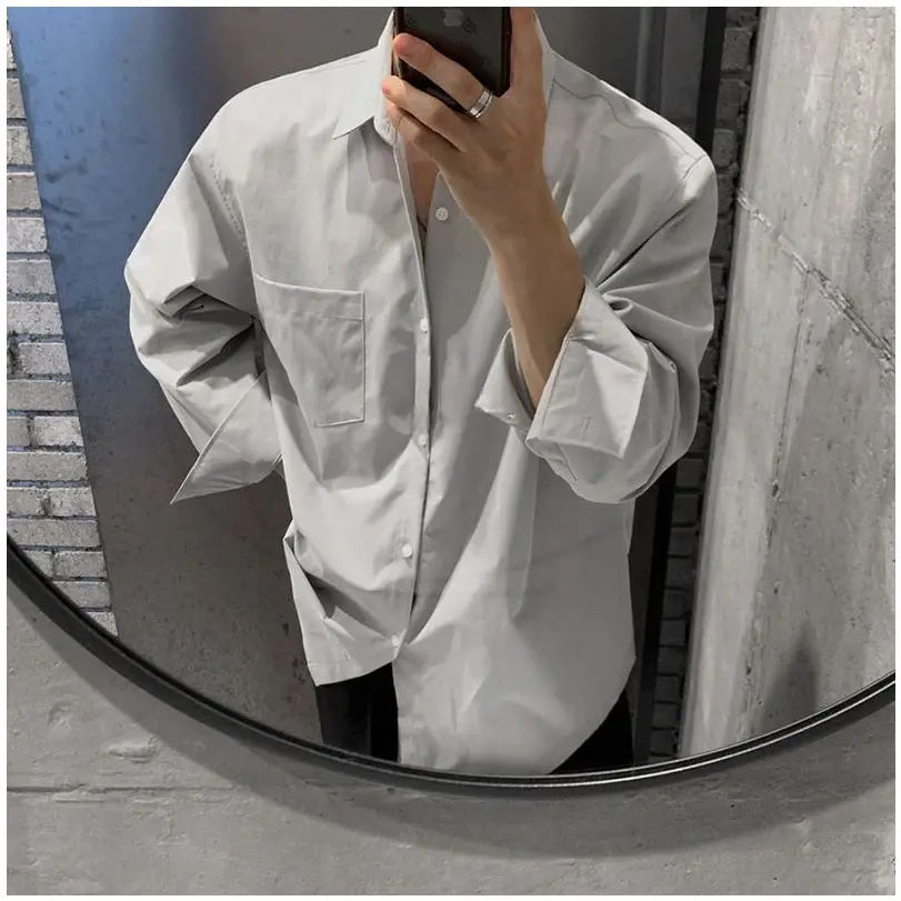LOOSE FIT LONG SLEEVE SHIRT