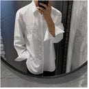 HIGH-END KOREAN LOOSE FIT LONG SLEEVE SHIRT Mrcyc