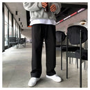 KOREAN CLEANFIT WIDE-LEG CASUAL PANTS Mrcyc
