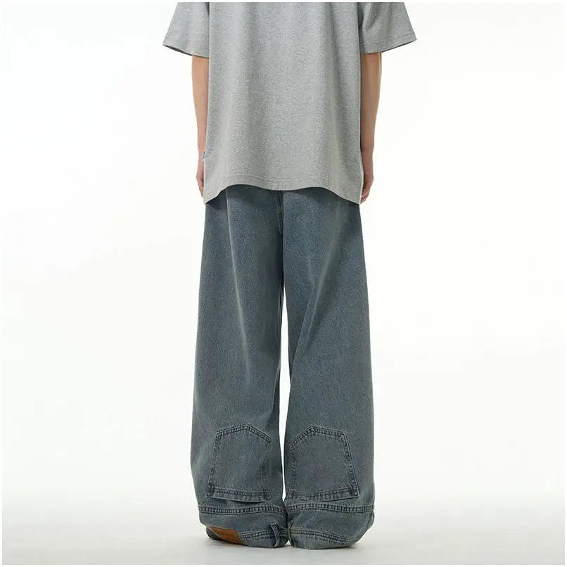 AMERICAN HIGH-STREET RETRO INVERTED JEANS 77FIGHT SINCE 77X77