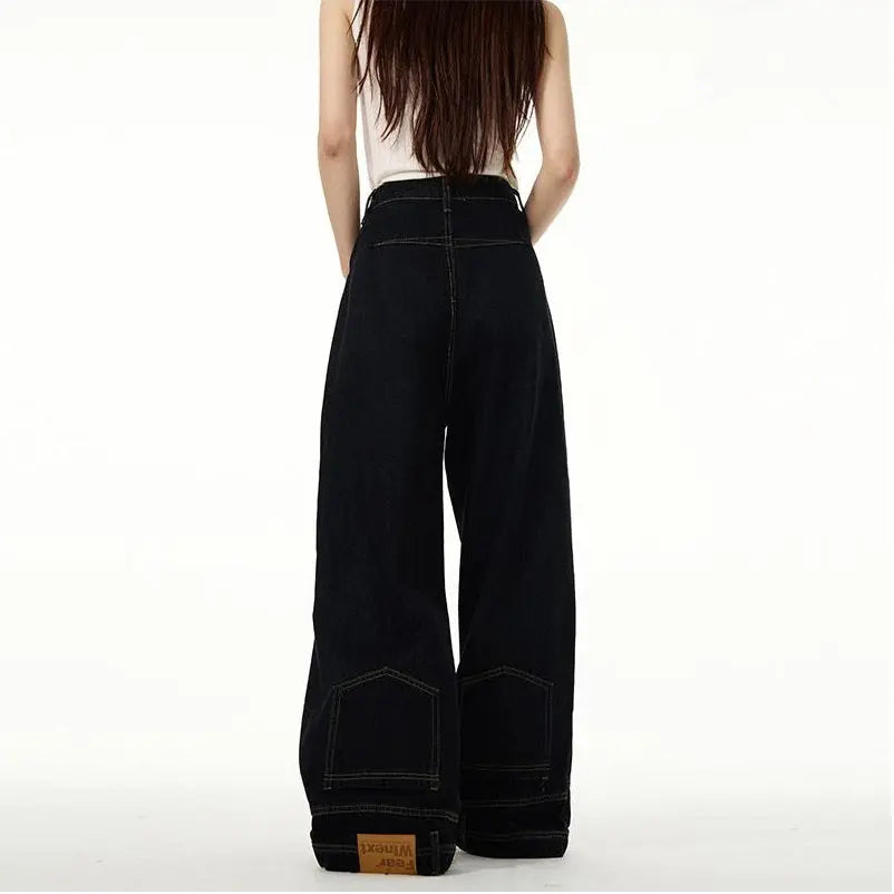 AMERICAN HIGH-STREET RETRO INVERTED JEANS 77FIGHT SINCE 77X77