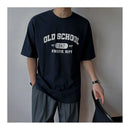 MRCYC letter printed short sleeved T shirt men s summer loose round neck T shirt Korean commuting style pure cotton half sleeved top image 2