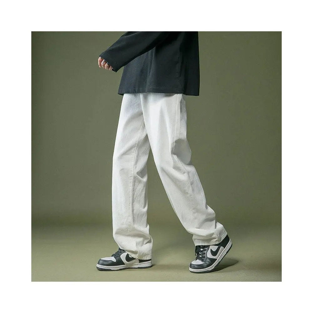 WEST COAST OVERSIZED LIGHT BLUE WASHED DAD JEANS 彦单