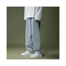 WEST COAST OVERSIZED LIGHT BLUE WASHED DAD JEANS 彦单