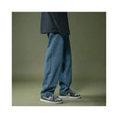 WEST COAST OVERSIZED LIGHT BLUE WASHED DAD JEANS 彦单