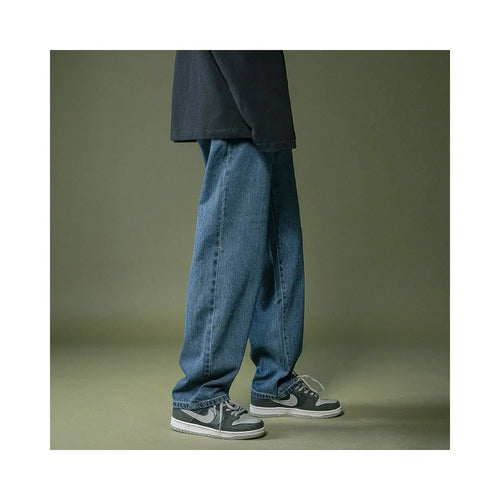 WEST COAST OVERSIZED LIGHT BLUE WASHED DAD JEANS 彦单