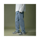 WEST COAST OVERSIZED LIGHT BLUE WASHED DAD JEANS 彦单