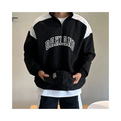 Summer sun protection jacket windproof coat long sleeved loose fitting American style Korean style Dongdaemun menswear trendy brand image 3