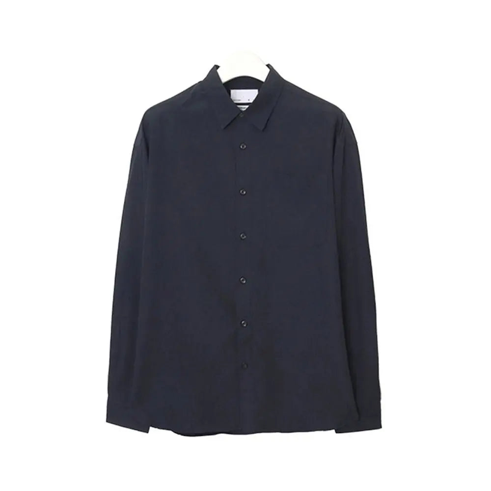 Summer shirt blue casual top men s shirt American style South Korea Dongdaemun men s fashion design shirt image 5