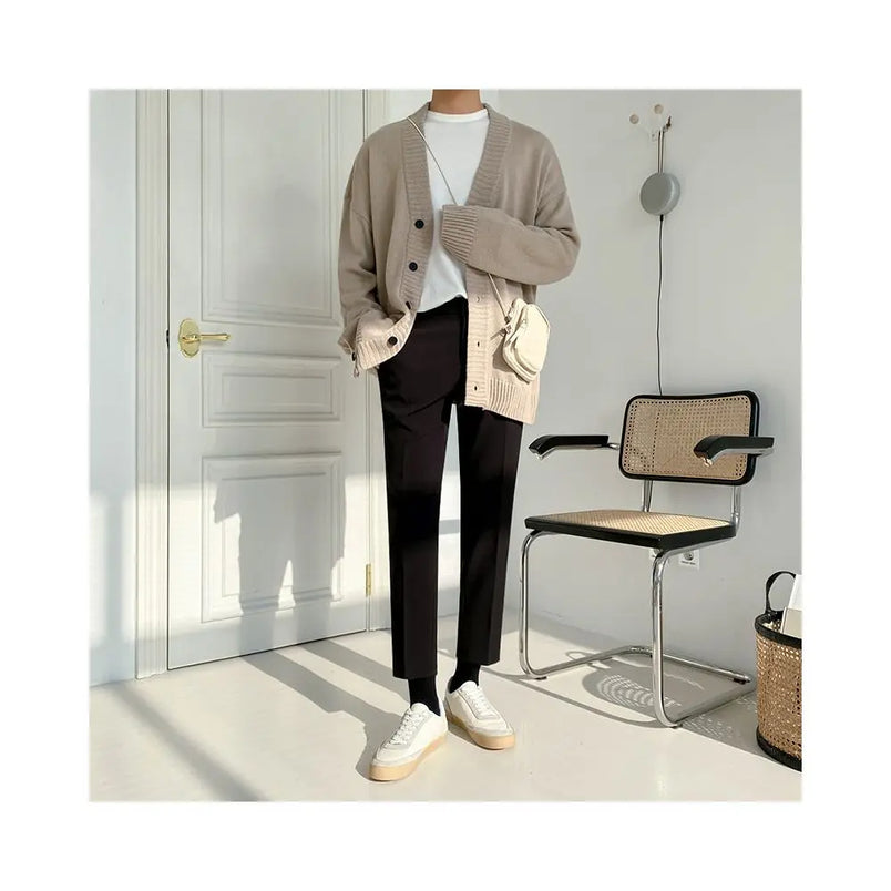 TRENDY KNIT CARDIGAN SWEATER