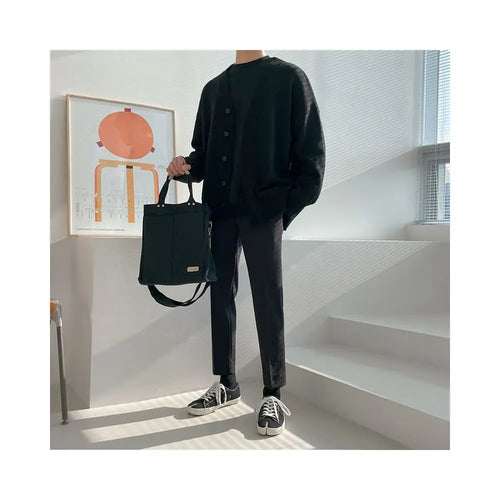 MRCYC Korean sweaters men s cardigans trendy and cool outerwear spring and autumn new styles men s knitwear image 2
