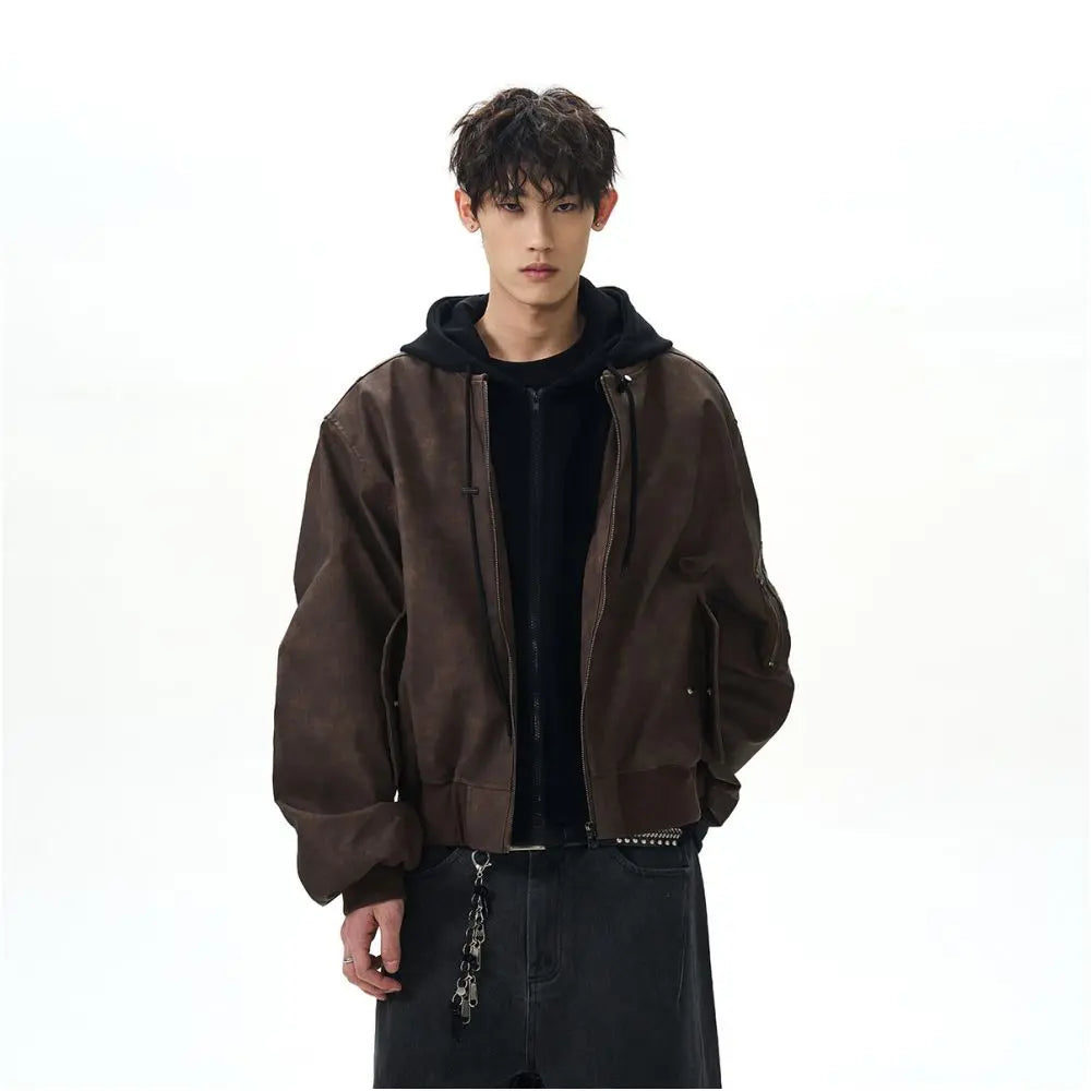 M / Dark brown without cotton