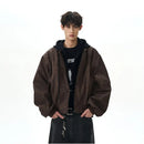 AMERICAN RETRO FAKE TWO-PIECE BOMBER FLIGHT JACKET A PUEE