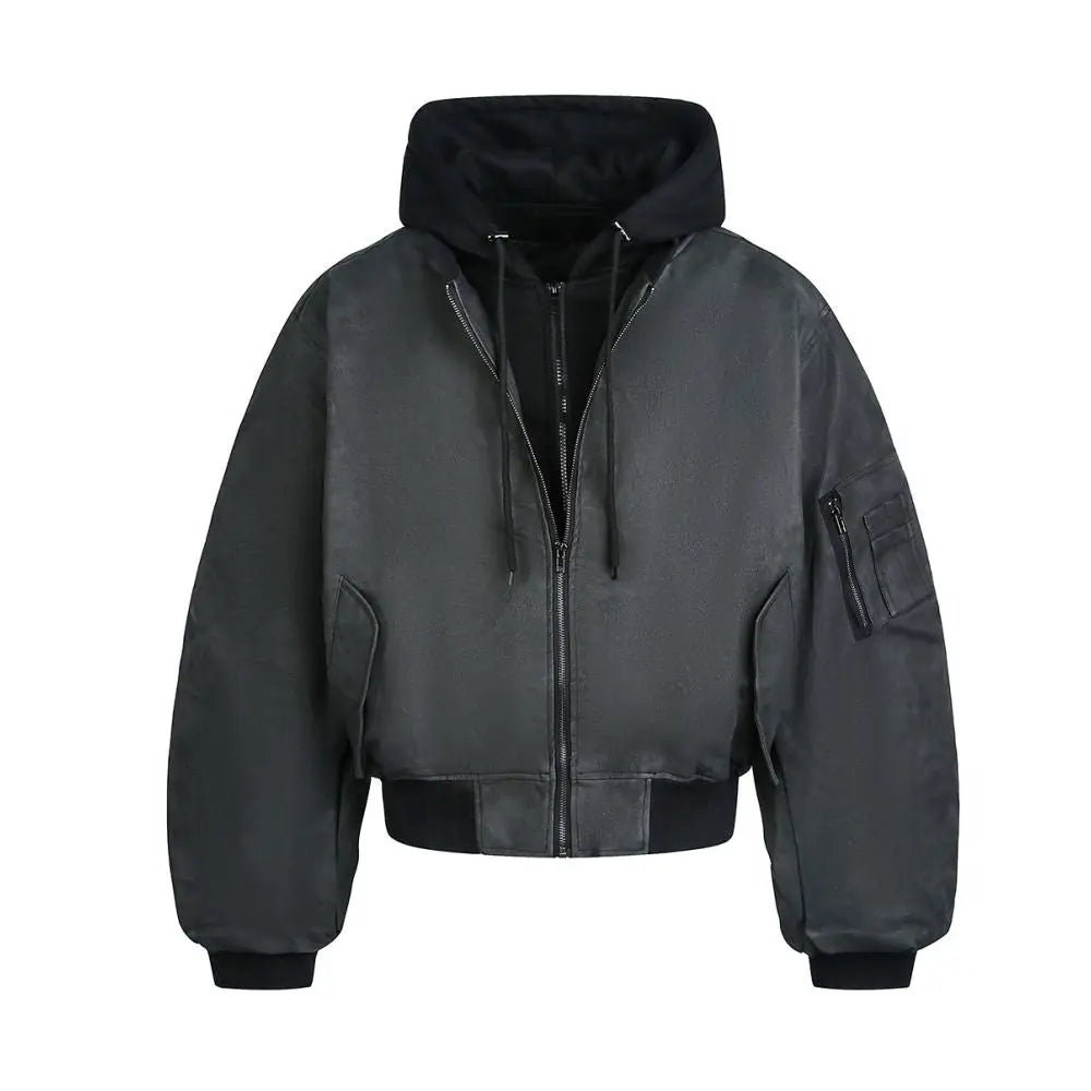 M / Dark gray without cotton
