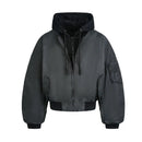 AMERICAN RETRO FAKE TWO-PIECE BOMBER FLIGHT JACKET A PUEE
