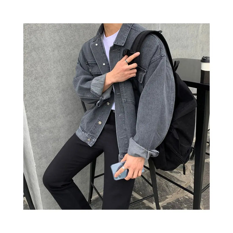 LOOSE FIT WORKWEAR DENIM JACKET