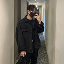 KOREAN LOOSE FIT WORKWEAR DENIM JACKET Mrcyc