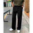Korean style trendy straight leg casual trousers summer men s versatile solid color trousers hanging down suit trousers youth style image 4
