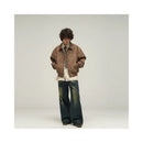 AMERICAN RETRO HIGH-END STREET LEATHER JACKET WLNEXT/尾郎
