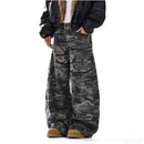 AMERICAN RETRO CAMOUFLAGE CURVED-LEG JEANS 无品牌/无注册商标
